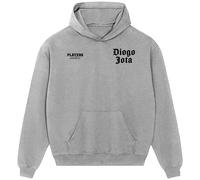 Diogo Jota Logo Men's Hoodie - Gray / 3XL