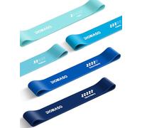 DIOMASO Resistance Bands for Working Out- 5 Levels with Exercise Bands, Multi-Colored Stretch Bands for Women Men, Legs, Glutes, Thighs, Yoga, Indoor & Outdoor Fitness(Blue)