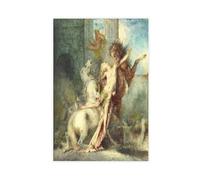 Diomedes Devoured by Horses - Gustave Moreau Canvas Art Poster And Wall Art Picture Print Modern Family Bedroom Decor 12x18inch(30x45cm)