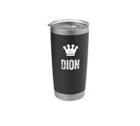 Dion the King/Crown & Name Design for Men Called Dion Stainless Steel Insulated Tumbler