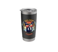 Dionne Best Dog Mom Ever Funny Custom Personalized Name Stainless Steel Insulated Tumbler