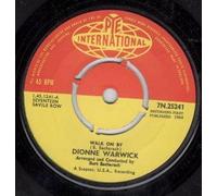 DIONNE WARWICK - WALK ON BY 7 INCH (7" VINYL 45) UK PYE INTERNATIONAL 1964