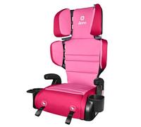 Diono Connect3 RXT 2-in-1 High Back Booster Seat - Slim Fit 3-Through in Many Sedans and Medium SUVs, Fits 70-120lbs Kids, Lightweight with Latch, Pink Candy Floss