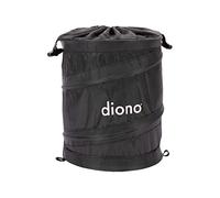 Diono Pop Up Trash Bin for Storage or Rubbish Collection, Black