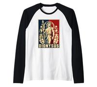Dionysus Gr od Theatre Tragedy Comedy Raglan Baseball Tee