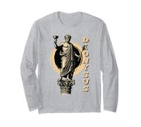 Dionysus Statue Wine God Greek Mythology Ancient Greece Long Sleeve T-Shirt