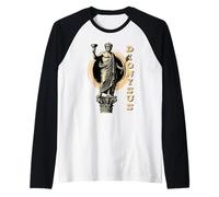 Dionysus Statue Wine God Greek Mythology Ancient Greece Raglan Baseball Tee