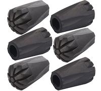 Diooid Hiking Pole Tips Extra Thick and Wear Resisting Trekking Pole Tips Replacement Pole Rubber Tip Protectors Fits Most Standard Hiking Poles with 11mm Hole Diameter