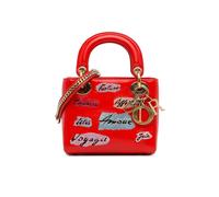 Dior Preloved Mini Sequin Embellished Lady In Red Red One Size