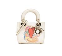 Dior Preloved Niki De Saint Phalle Mini Calfskin Amour Lady In White White One Size