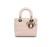 Dior Preloved Small Cannage Lady My Abc In Pink Pink One Size