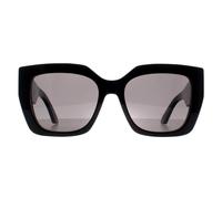 Dior Women's Square Shiny Black Smoke Grey Miss S2I