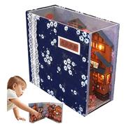 Diorama Diorama Miniature Japanese Street Scene, Nook Book Book Kit | Decorative Bookshelf Insert Craft, Book Lovers, Model Kit Made A