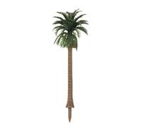Diorama Kit for Projects,5Pcs Plastic Coconut Palm Tree Miniature Plant Pots Bonsai Craft Micro Landscape Decor Scenery Model Crafts 7cm
