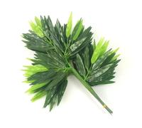Diorama Scenery Kits,10Pcs 45cm Simulated Leaves, Bamboo Leaves, Hanging On Wall, Indoor Green Plants, Wall Decoration, Artificial Flowers and Rattan Plants