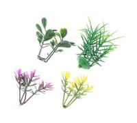 Diorama Scenery Kits,80Pcs 4cm Mini Model Mixed Trees Plants Flowers Green Shrubs Bush Aritificial Plants Model Train Scenery Architecture Decor
