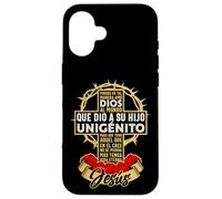 Dios al mundo, que ha dado a su Hijo unigénito Case for iPhone 16