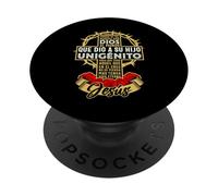 Dios al mundo, que ha dado a su Hijo unigénito PopSockets Adhesive PopGrip