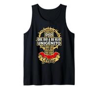 Dios al Mundo, que ha dado a su Hijo unigénito Tank Top