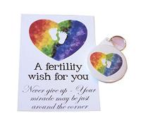 Dios Designs Fertility Wish for You - Wish Bracelet, Badge, Magnet, Keyring or Mirror DD080 (Keyring)