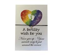 Dios Designs Fertility Wish for You - Wish Bracelet, Badge, Magnet, Keyring or Mirror DD080 (Wish Bracelet)