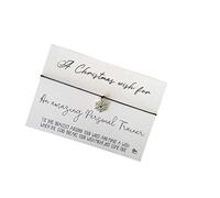Dios Designs Simple Wish Bracelet - A Christmas Wish for an Amazing Personal Trainer DD1043