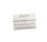 Dios Designs Simple Wish Bracelet - A Wish for an Amazing Granny to Be DD998