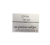 Dios Designs Simple Wish Bracelet - Uncles Like You are Precious and Few DD1112