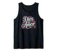 Dios ES Amor Catholic Spanish Inspiring Loving Quote Tank Top