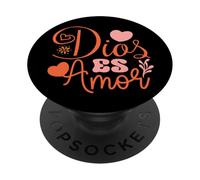 Dios es amor, un amor incondicional y eterno. PopSockets Adhesive PopGrip