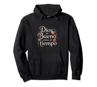 Dios Es Bueno Todo El Tiempos Floral Cristiano Fe Regalo Pullover Hoodie