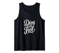 Dios ES fiel Funny Saying Cursive Script Believing Tank Top