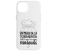 Dios es mi paraguas en medio de la tormenta Case for iPhone 14 Plus