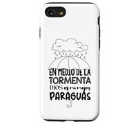 Dios es mi paraguas en medio de la tormenta Case for iPhone SE (2020) / 7/8