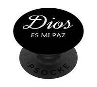 Dios Es Mi Paz PopSockets Adhesive PopGrip