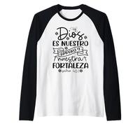 Dios ES nuestro Amparo y Fortaleza Raglan Baseball Tee