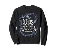 Dios Te Escucha - 1 Juan 5:14 Spanish Bible Verse Christian Sweatshirt