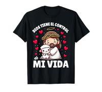 Dios Tiene el Control Cute Jesus Kawaii Lamb Christian T-Shirt