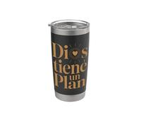 Dios Tiene Un Plan Faith Motivation Stainless Steel Insulated Tumbler