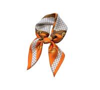 DIOSDMLN Satin Women's Silk Scarf, Square Toe Scarf 27.5 × 27.5 Inches, Stylish Bandana for Night's Sleep