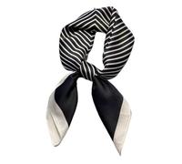 DIOSDMLN Satin Women's Silk Scarf, Square Toe Scarf 27.5 × 27.5 Inches, Stylish Bandana for Night's Sleep