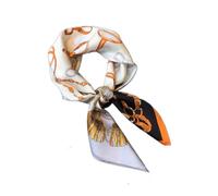DIOSDMLN Satin Women's Silk Scarf, Square Toe Scarf 27.5 × 27.5 Inches, Stylish Bandana for Night's Sleep