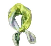DIOSDMLN Satin Women's Silk Scarf, Square Toe Scarf 27.5 × 27.5 Inches, Stylish Bandana for Night's Sleep
