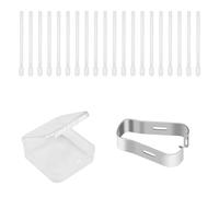 Dioshark Replacement Tips for Remarkable 2 Stylus Pen, 20 PCS White Durable Pen Nibs Replacement Kit Accurate Sensitive Scratch Free Support Tilt Writing with Nibs Removal Tool and Storage Box