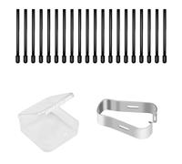 Dioshark Stylus Pen Replacement Tips Kit, 20 PCS Black Durable Pen Nibs Compatible with Marker, Max Lumi 2, Note Air 2, Nova Air C Stylus Pressure Sensitive Stylus Nibs with Removal Tool and Box