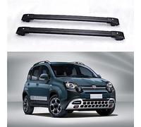 DIOTTI Car Roof Rack Cross Bars for Fiat Panda Cross 2020-2022, Aluminium Alloy + ABS Plastic, U-Bolt Mounting