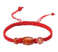 DIOWUS 2025 New Year of Snake Bracelets for Women Men, Chinese Zodiac Animal Good Luck Braided Bracelet Red String Lucky Snake Charm Bracelet Adjustable Jewelry Gift, Adjustable, Cotton, no gemstone
