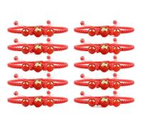 DIOWUS 2026 New Year Of Horse Bracelet For Women, Chinese Zodiac Animal Good Luck Red String Braided Bracelets Beaded Charm Adjustable Feng Shui Gifts Jewelry, Adjustable, Cotton, no gemstone