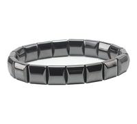 DIOWUS Hematite Bracelet for Men Restore Edge & Confidence Natural Legendary Hematite Power Stone Health Healing Beads Stretch Lucky Bracelet Inspirational Gift Jewelry, Adjustable, Stone, No