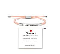 DIOWUS Remember Who The You Are Tube Bracelet For Women Men, 18k Gold Handmade Adjustable Trendy Charms Stainless Steel To My Daughter/Best Friend Inspirational Gifts Jewelry, S, Nylon, no gemstone
